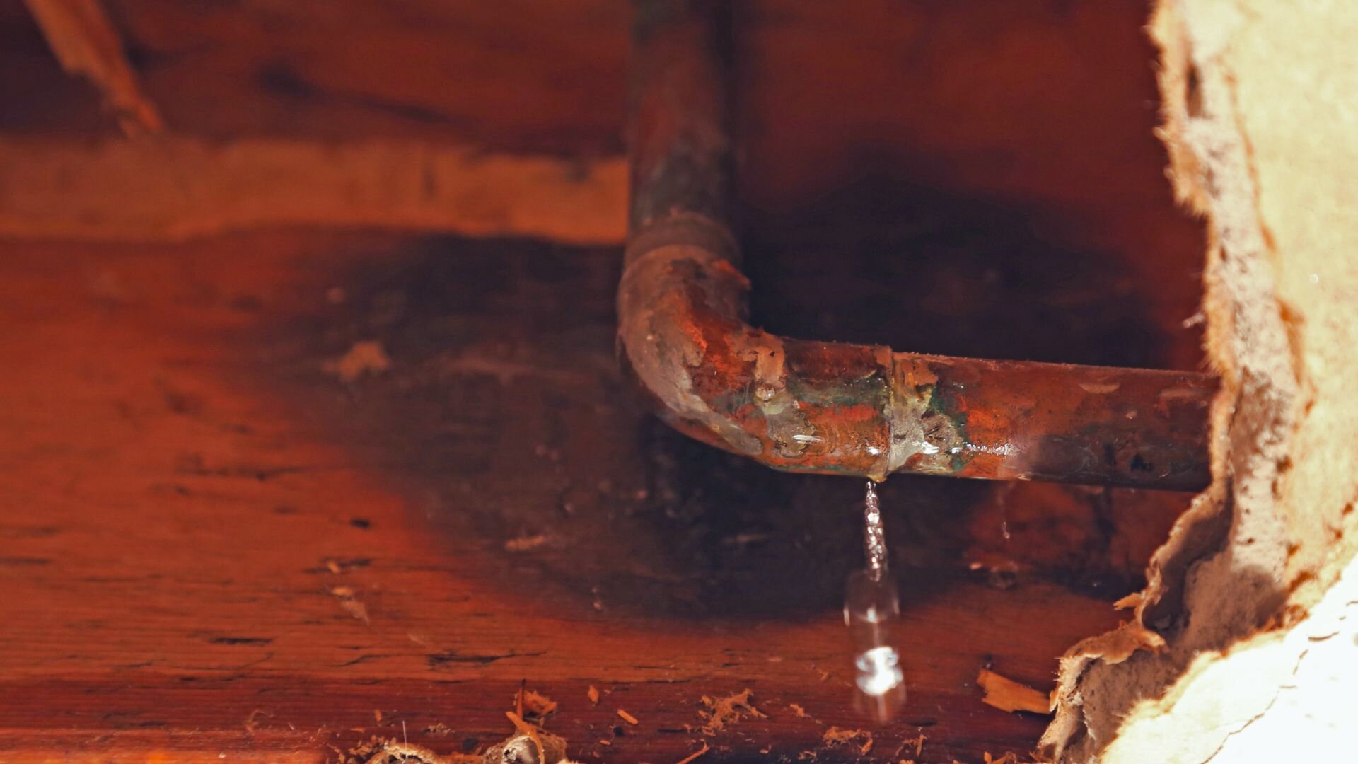 Leaking Old Pipe Rusted Plumbing Line Leaking Pipe Rusted Plumbing Line